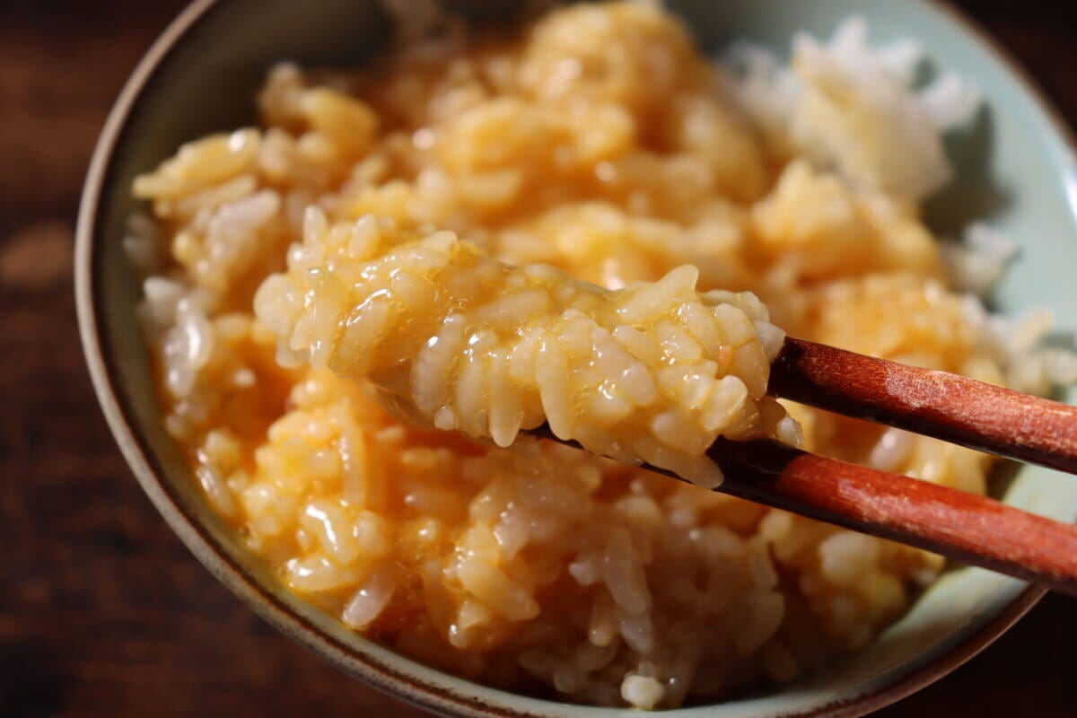 ダイソー　アサムラサキ　かき醤油　絶品　たまごかけご飯
