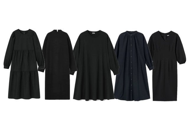 Gu黒ワンピが最強に可愛い 着るだけで細見え お洒落に見える 注目の 新作ワンピース モデルプレス