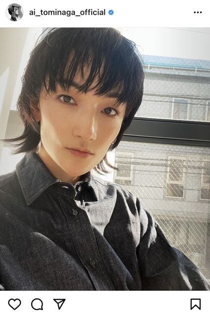 草なぎ剛さんかと 可愛いしカッコいい 冨永愛 メンズライクなウルフヘア姿に大反響 モデルプレス 草なぎ剛さんかと 可愛いしカッコいい 冨永愛 メンズライクなウルフヘア姿に大反響 モデルプレス