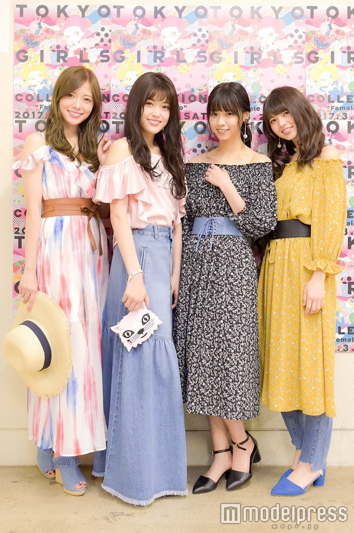 白石麻衣、松村沙友理、西野七瀬、齋藤飛鳥(C)モデルプレス