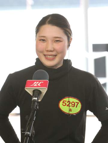 【ボート】多摩川 南彩寧「チルトを0.5にしたけどターン回りも良さそう」