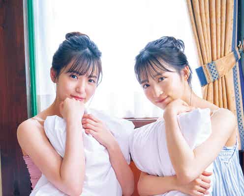 AKB48小栗有以&下尾みう、仲良しグラビア タンクトップ姿で美肌チラリ