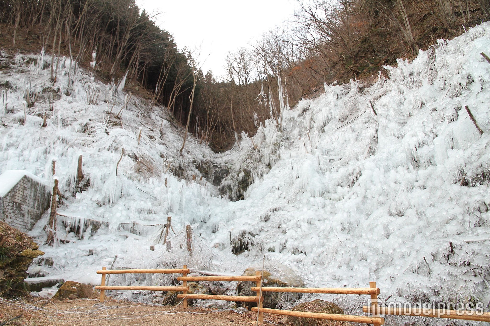 「あしがくぼの氷柱」／画像提供：西武鉄道