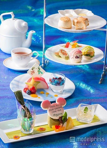 “ディズニー七夕デイズ”アフタヌーンティーセット¥3090(C)Disney