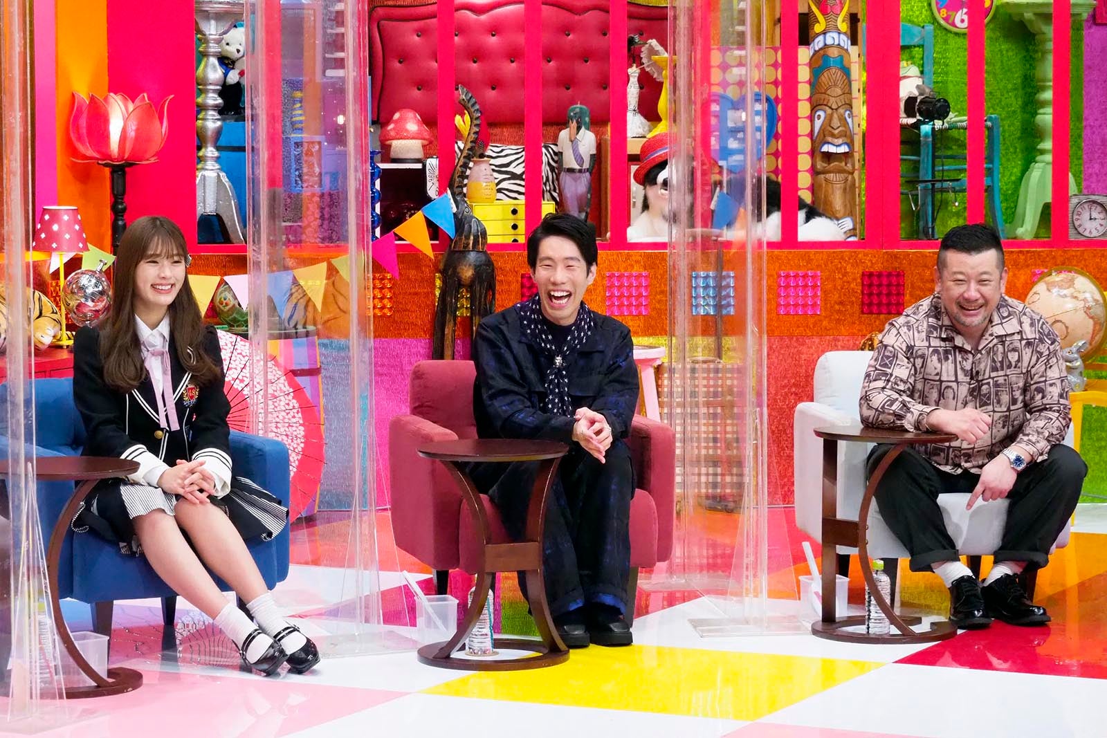 渋谷凪咲、坂口涼太郎、ケンドーコバヤシ（C）テレビ東京