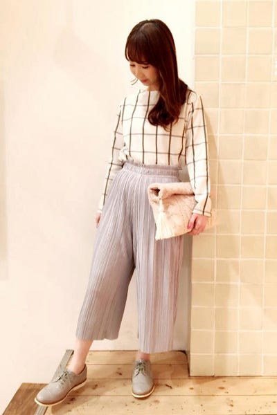 prime check tops ~プライムチェックトップス「flower」6,458円(税込)画像提供:flower webshop