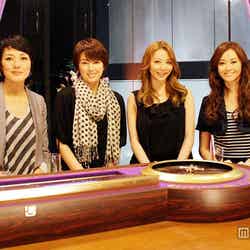 5月22日（火）夜11時より放送の「キャサリン」（関西テレビ・フジテレビ系）左から：板谷由夏、吉瀬美智子、香里奈、観月ありさ