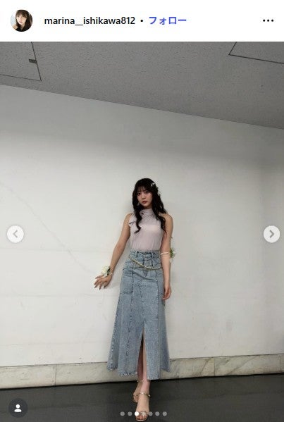 石川満里奈Instagramより