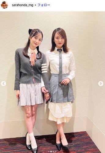 本田紗来マネージャーInstagramより