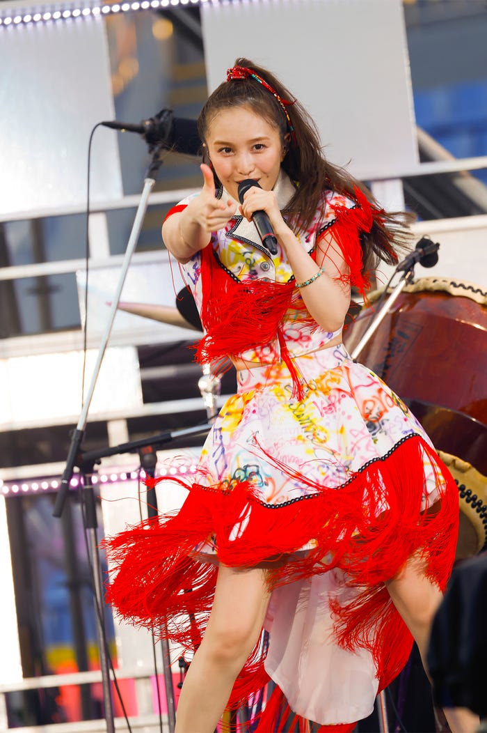 百田夏菜子「ハマの夜祭り番長襲名記念 ももクロ夏のバカ騒ぎ2025 in 横浜スタジアム」(C)さいちょー