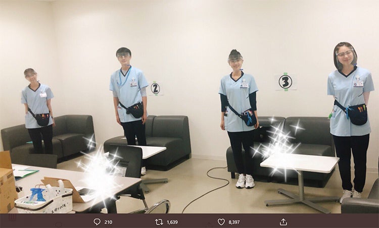 「アンサング・シンデレラ」撮影再開 石原さとみ・西野七瀬らフェイスシールド着用写真公開