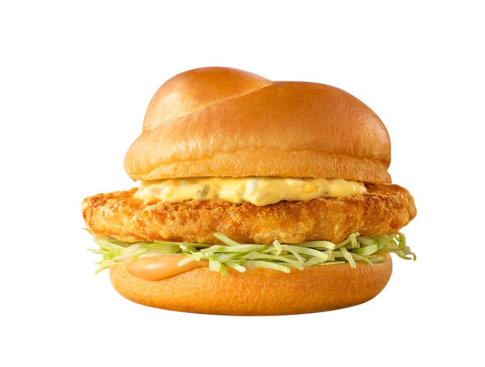 チキンタツタ瀬戸内レモンタルタル/画像提供:日本マクドナルド
