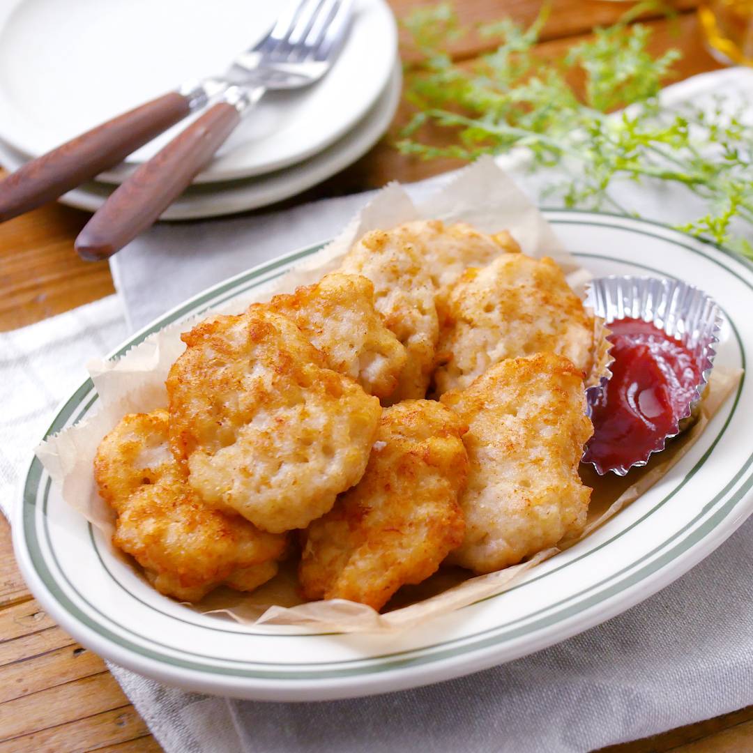 鶏むね肉のとろろナゲット