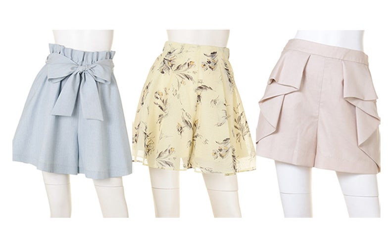 ふんわりシルエットが可愛い！大人「キュロット」3選