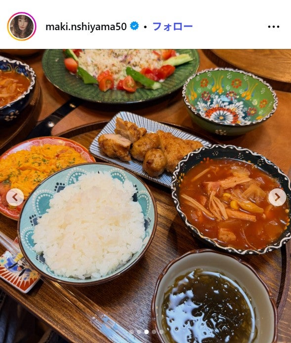 西山茉希Instagramより