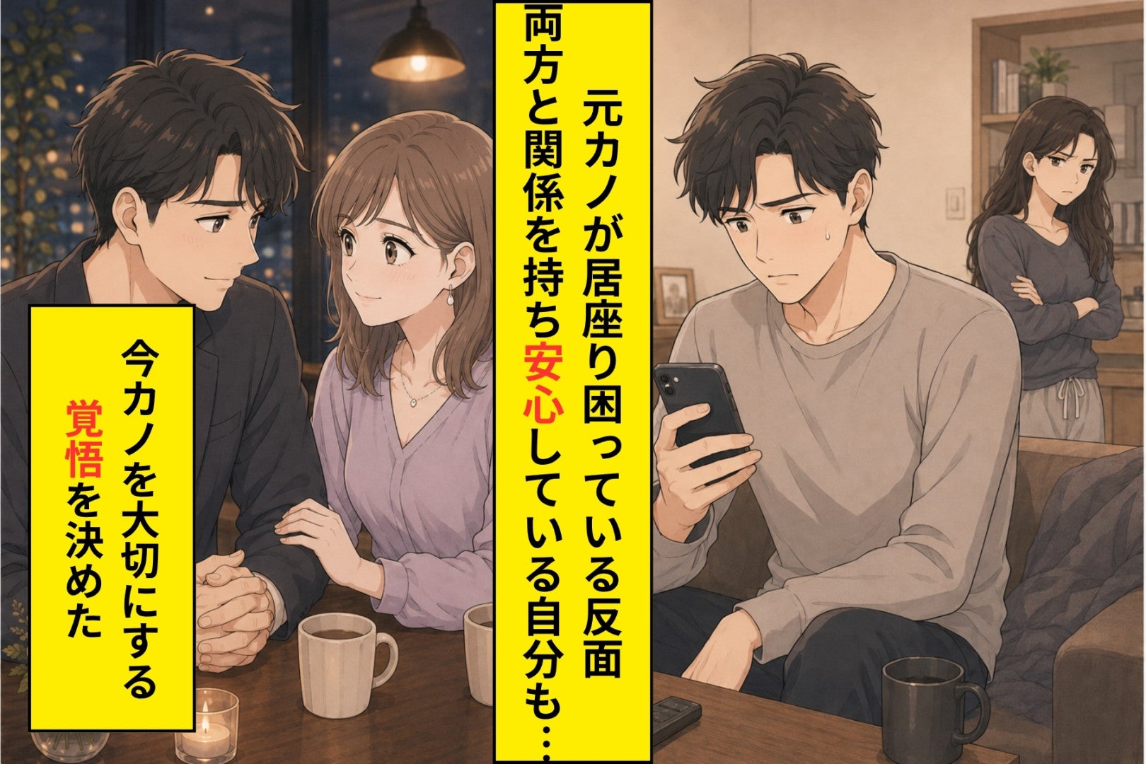 元カノを追い出せなかった俺が、彼女に「誠実な人間じゃない」と打ち明けた理由