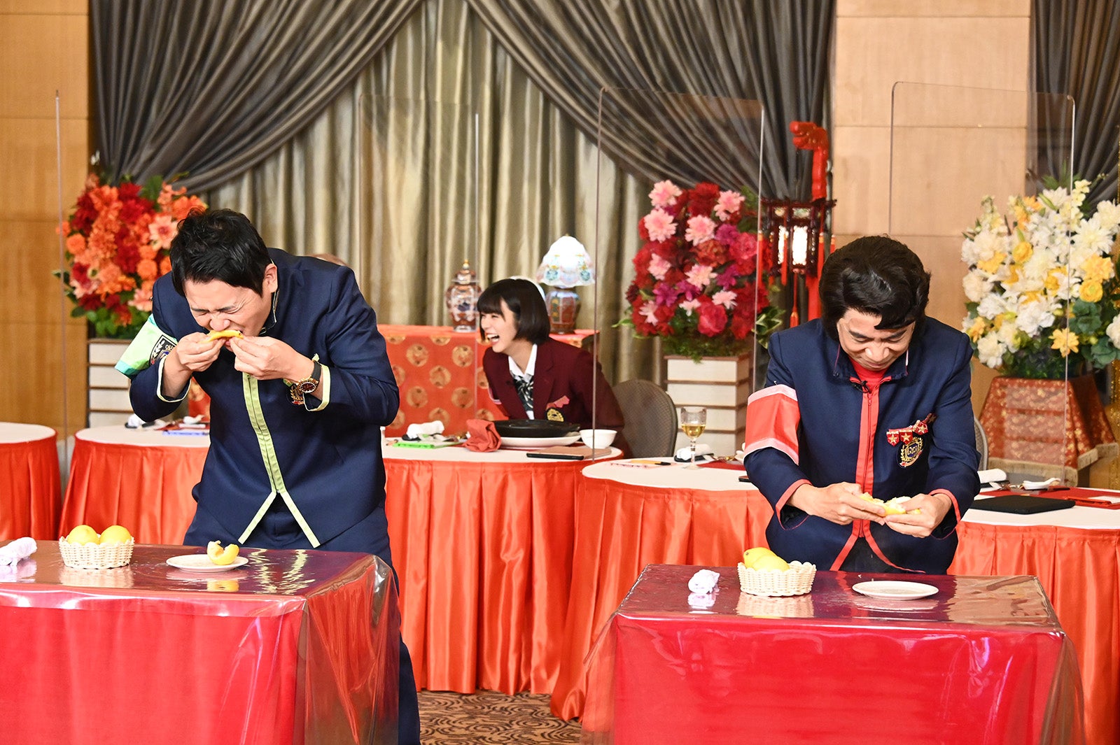 ノブ、池田エライザ、岡村隆史 （C）日本テレビ