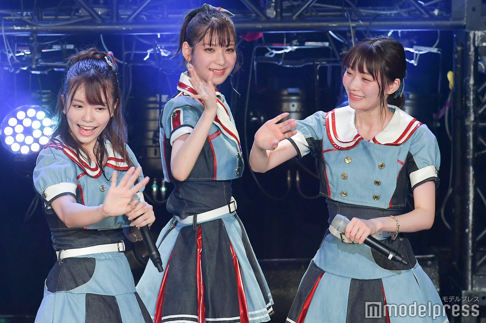 渕上舞、松岡菜摘、駒田京伽／HKT48「TOKYO IDOL FESTIVAL 2018」 （C）モデルプレス