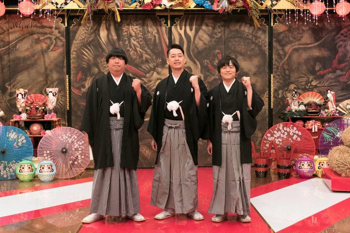 日村勇紀、設楽統、バカリズム(C)フジテレビ