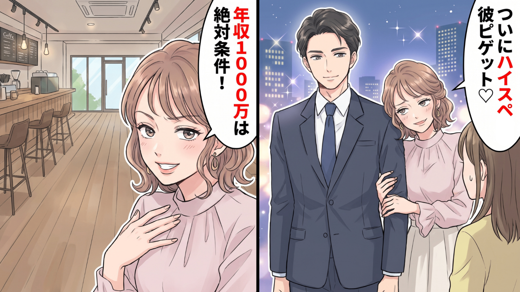 「モテる女は大変なの！」婚活アプリでハイスペ男性を探し続ける友人。ついに彼氏をゲットし、念願のプロポーズに大喜びしていたのに…両家顔あわせ直前に起きた【まさかの出来事】とは！？