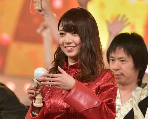 乃木坂46橋本奈々未、けん玉“失敗”もお茶目に“不正”でニッコリ<紅白リハ最終日>