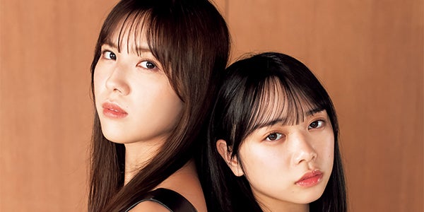 日向坂46森本茉莉＆山口陽世、 ノースリーブワンピで色白素肌輝く ペア
