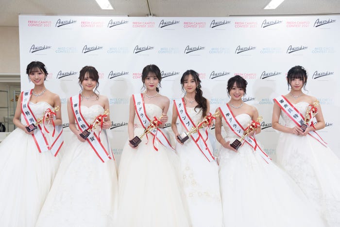 「MISS CIRCLE CONTEST 2021」受賞者(提供写真)