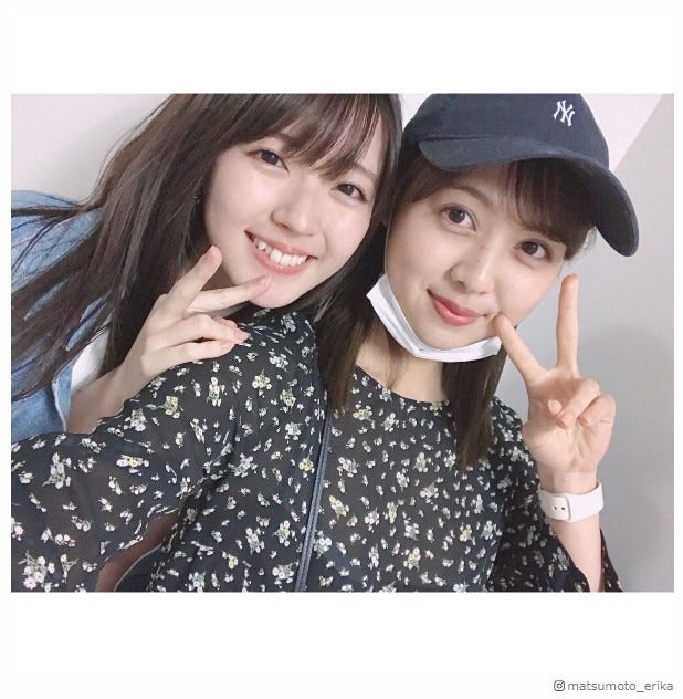 鈴木愛理＆松元絵里花、肉フェスに出現　肉を頬張る姿が「可愛すぎる」と話題