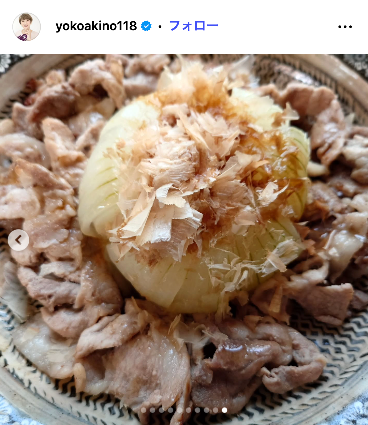 秋野暢子Instagramより