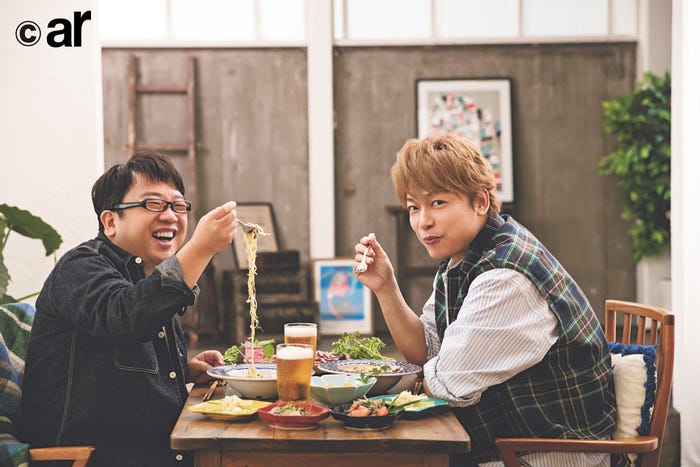 天野ひろゆき&香取慎吾(画像提供:主婦と生活社)