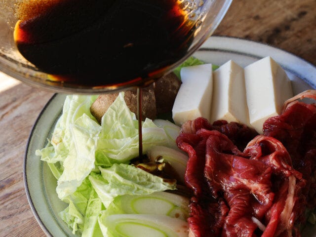 残りの汁を全体に回しかける