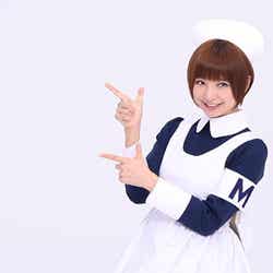 篠田麻里子/新CM「メンソレータムマリコ」篇メイキングショット