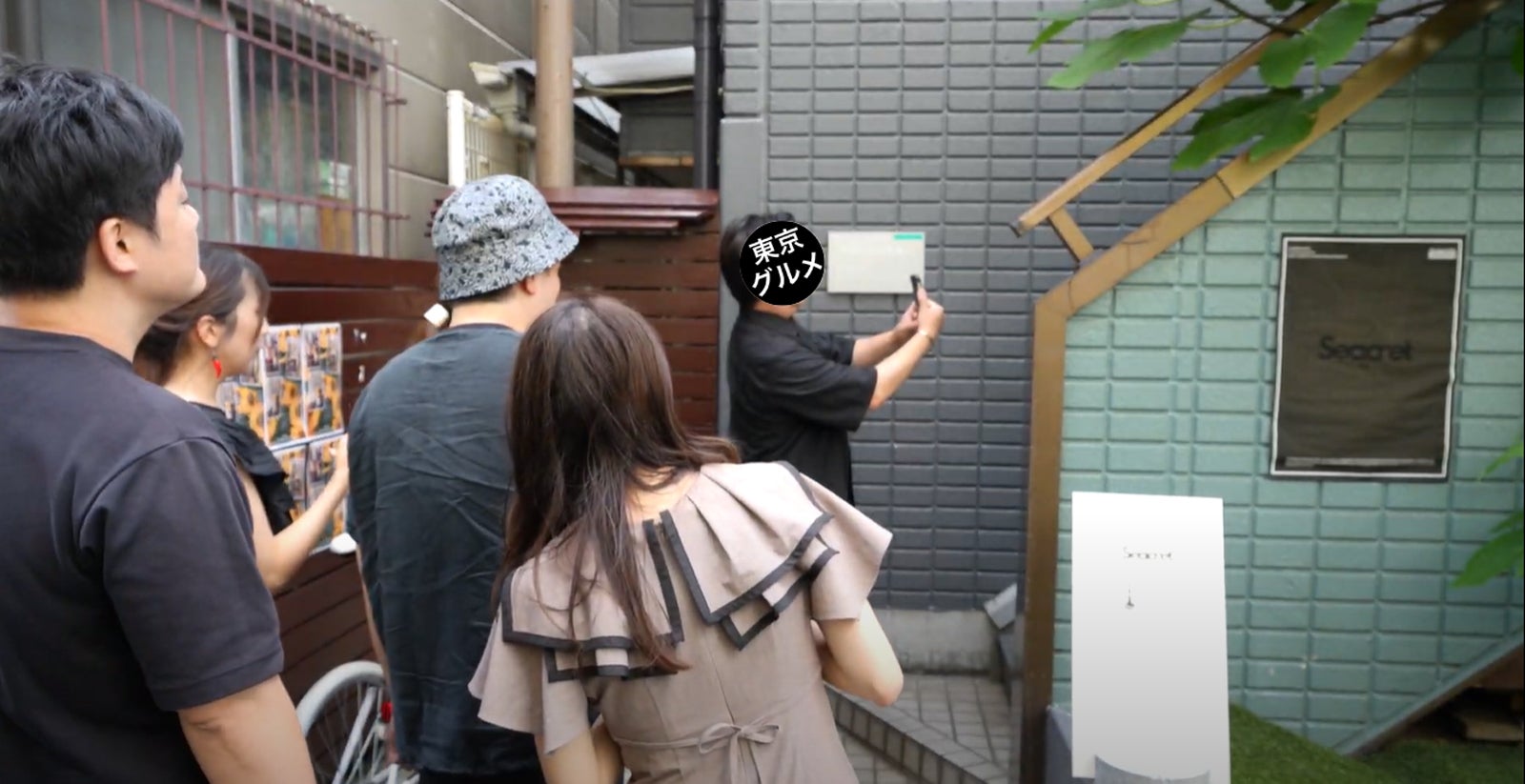 撮影会の様子（動画のキャプチャ）