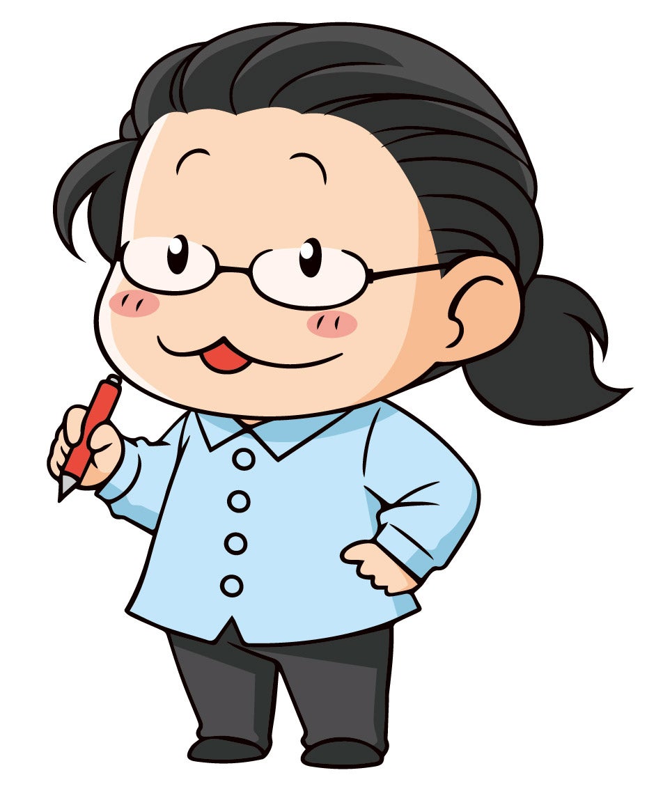 廣嶋玲子の似顔絵（C）NHK