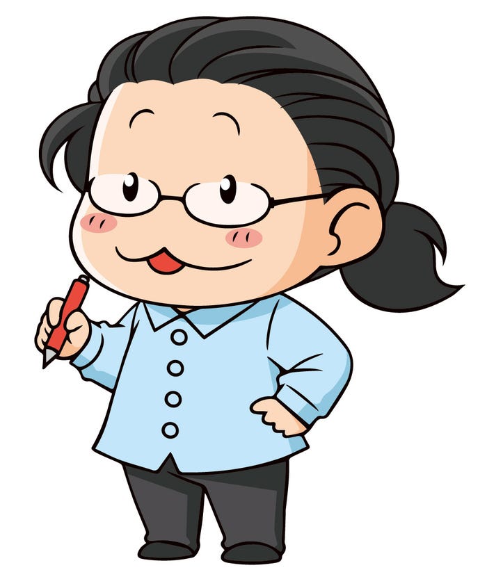 廣嶋玲子の似顔絵(C)NHK