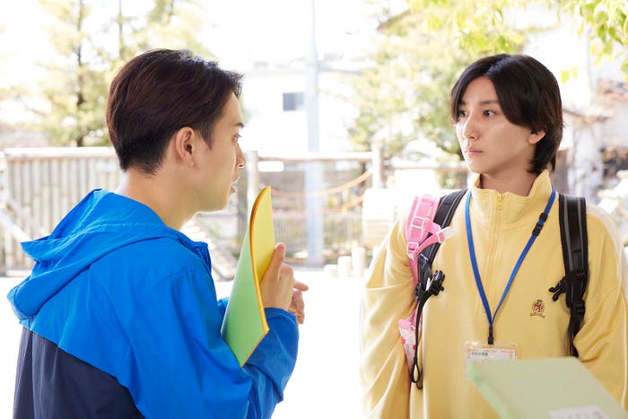 宮近海斗、京本大我「お迎え渋谷くん」第6話より(C)カンテレ