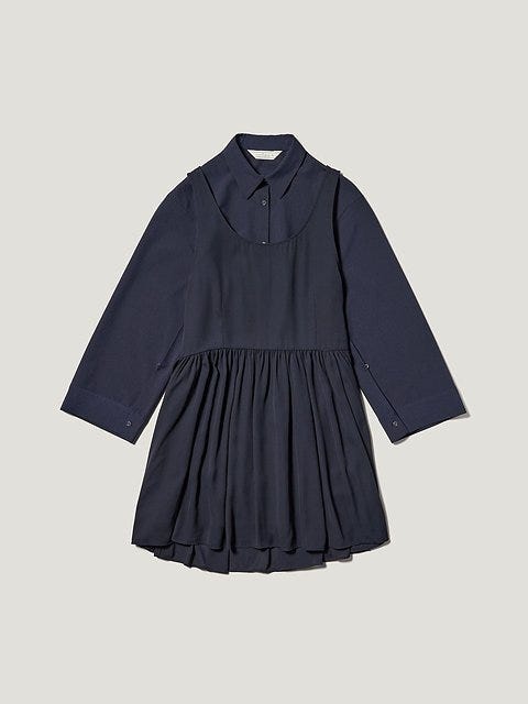GU 2ピースシャツミニワンピースセット GUの2ピースシャツミニワンピースセット