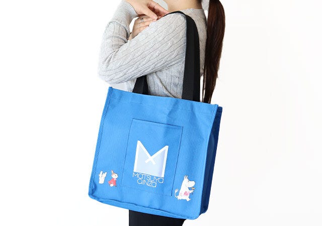 ムーミン松屋銀座ショッピングトート肩掛け