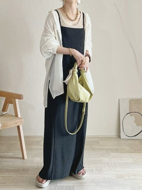 黒キャミワンピース