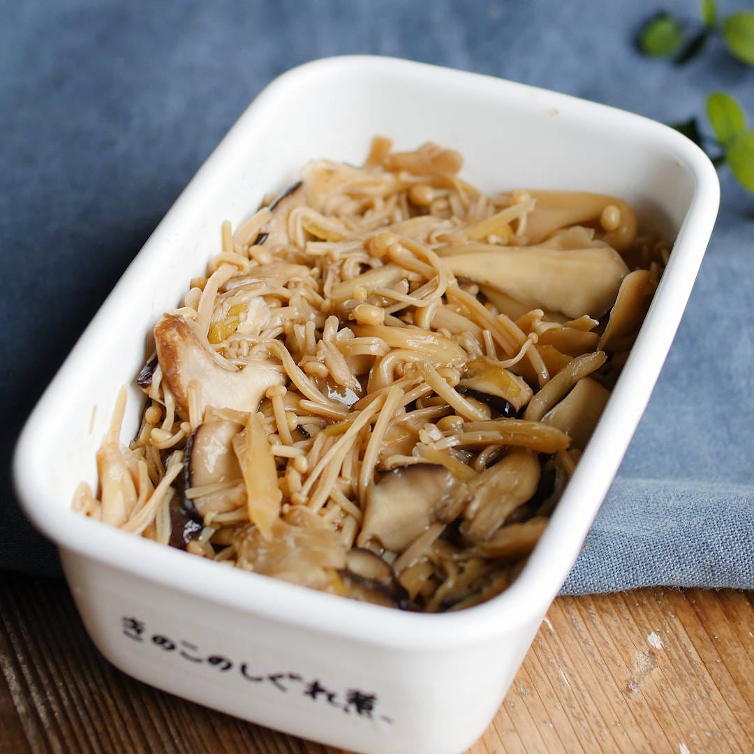 【作り置き】秋の味覚!たっぷりきのこのしぐれ煮