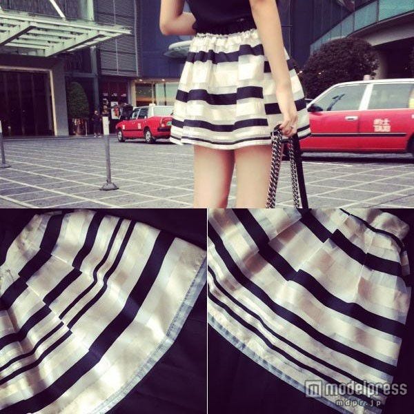ボーダー柄オーガンジーチュチュスカート「Honey Bee」3,780円(税込)