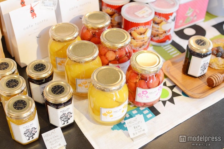 容器も可愛いジャムやコンポート