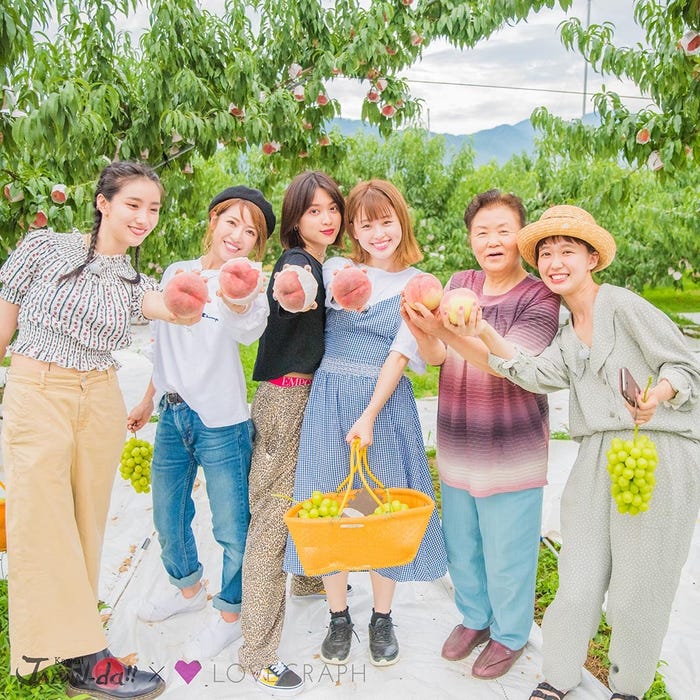 (左から)中田クルミ、くみっきー、松本愛、やのあんな、けさえさん、柴田紗希(写真提供:MBS)