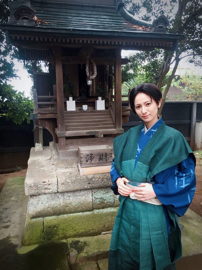 森蘭丸役の星波(提供写真)