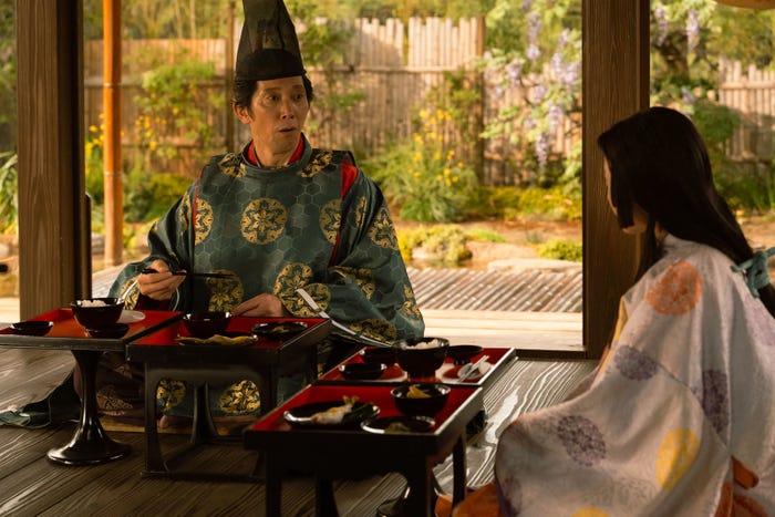 佐々木蔵之介、吉高由里子「光る君へ」第27話(C)NHK