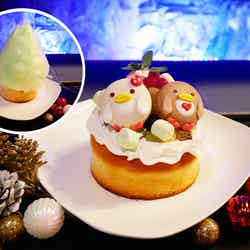 「ふわふわクリスマスツリーパンケーキ」/画像提供:すみだ水族館