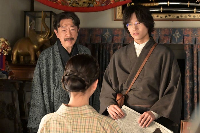 坂東彌十郎、佐野晶哉「風、薫る」第51話(C)NHK