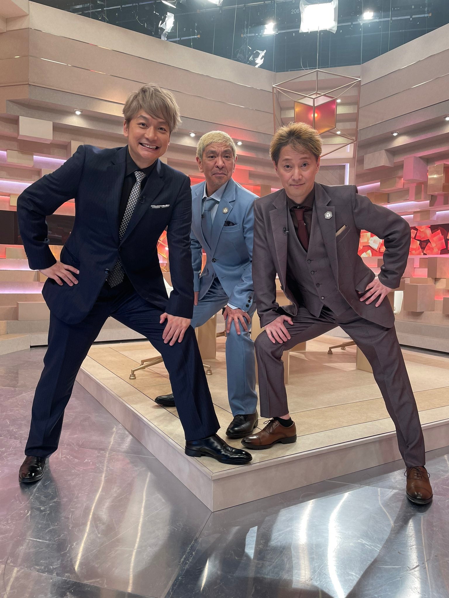 香取慎吾、中居正広＆松本人志と3ショット「まつもtoなかい」放送終了後の投稿に反響