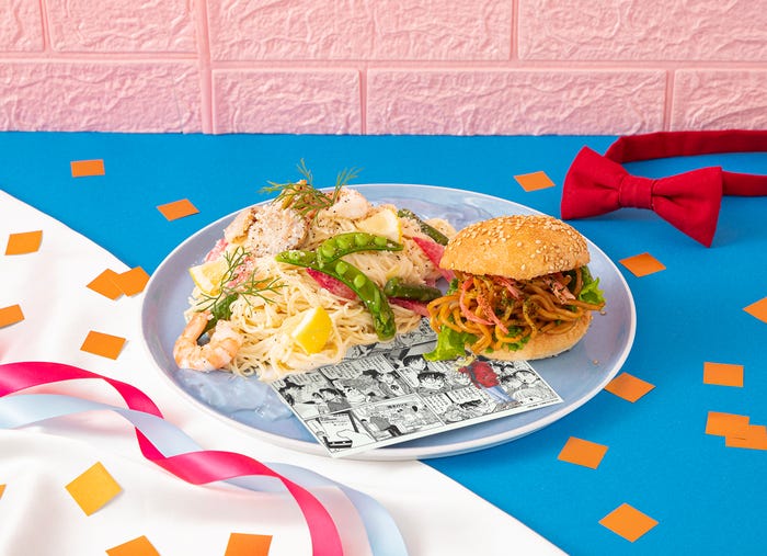 米花水族館プレート「名探偵コナン 連載30周年記念カフェ」(C)青山剛昌/小学館