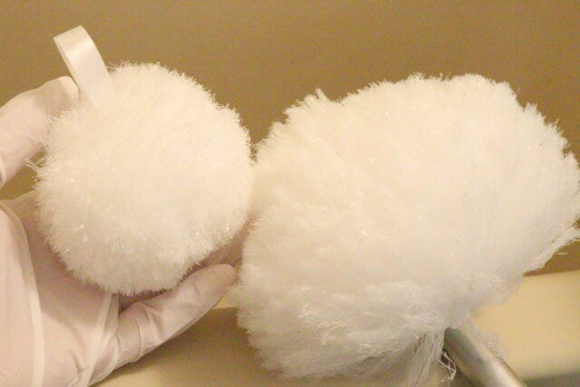 ぽんぽんクリーナー　アズマ工業浴室用ブラシ　比較